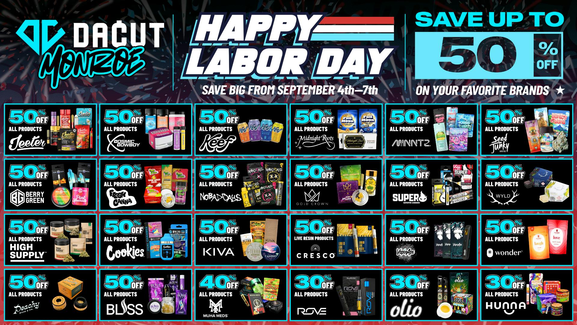 DACUT - Monroe 50% OFF Your Favorite Brands
