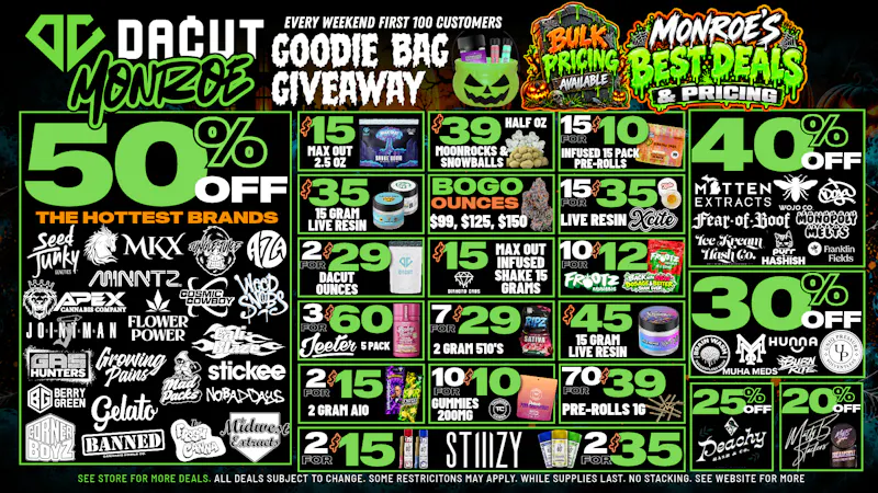 DACUT - Monroe 50% OFF YOUR FAVORITE BRANDS + More