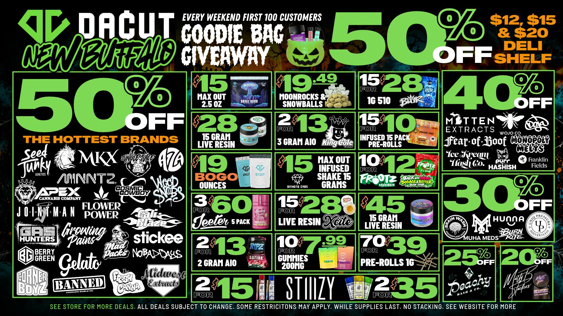 DACUT - New Buffalo 50% OFF YOUR FAVORITE BRANDS + More