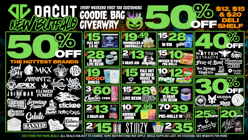 DACUT - New Buffalo 50% OFF YOUR FAVORITE BRANDS + More