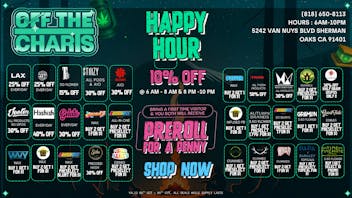 Off the Charts - Sherman Oaks Loyalty Punch Cards ! Spin The Wheel