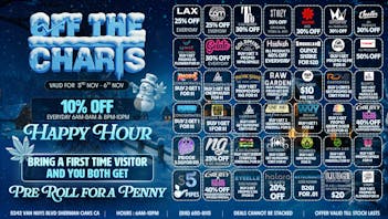 Off the Charts - Sherman Oaks STOP BY SOME AMAZING B2G1 & BOGO'S