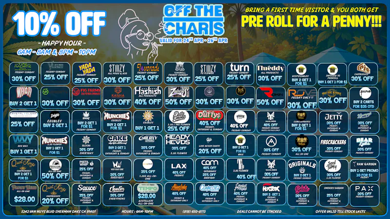 Off the Charts - Sherman Oaks WE STILL GOT THE FIRE DEALS ROLLIN" !!!!!!!