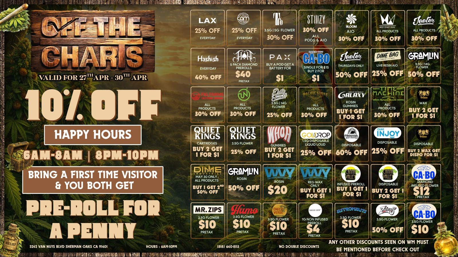 Off the Charts - Sherman Oaks EVEN AFTER 420 WE GOT FIRE DEALS & FIRE PRODUCT