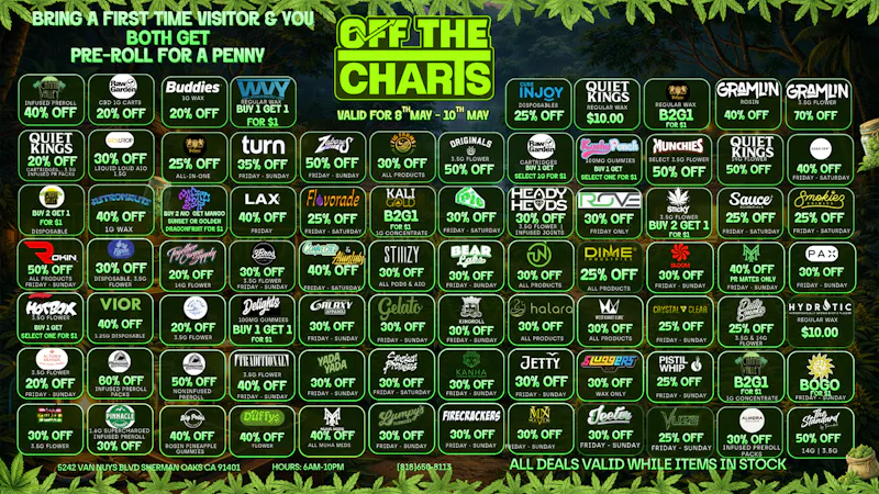 Off the Charts - Sherman Oaks GET YOUR SMOKE RIGHT AT OTC
