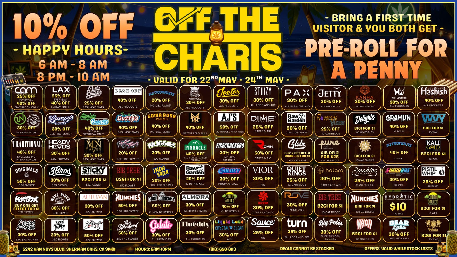 Off the Charts - Sherman Oaks RISE N SHINE WE OPEN @ 6AM EVERYDAY !!!