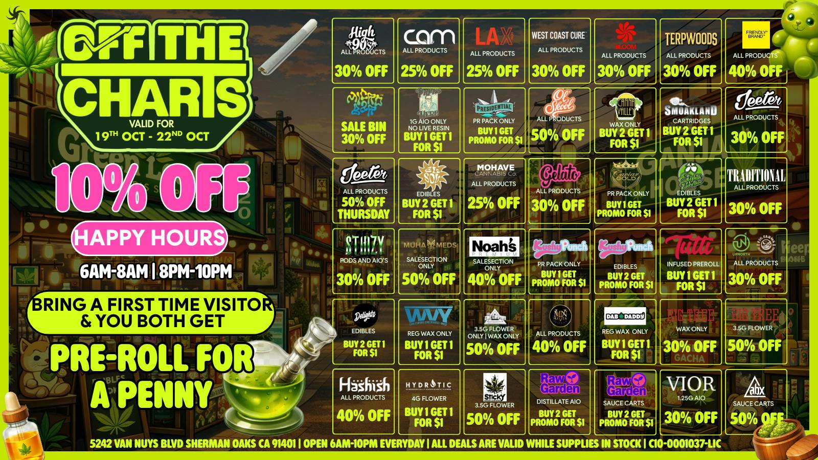 Off the Charts - Sherman Oaks 🔥 FIRE WEEKDAY DEALS ARE HERE AT OTC SHERMAN! 🔥