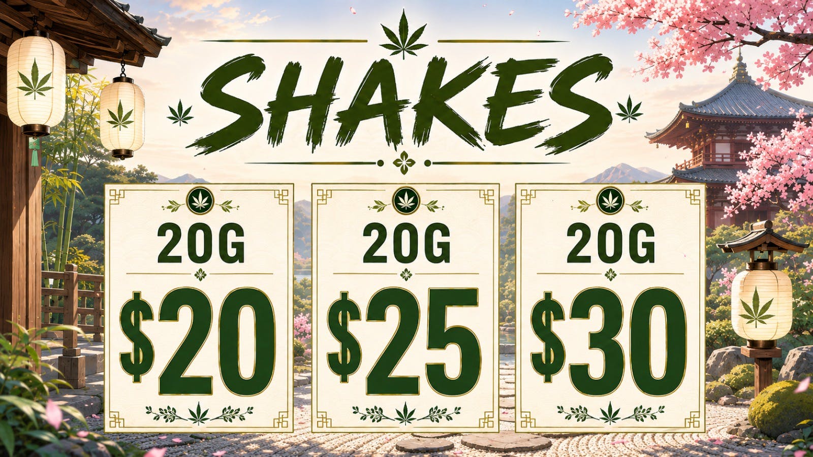 Bonsai Cannabis Collection 🍁🚨Nuestos Nuevos Precios en Shake 🍁🚨
