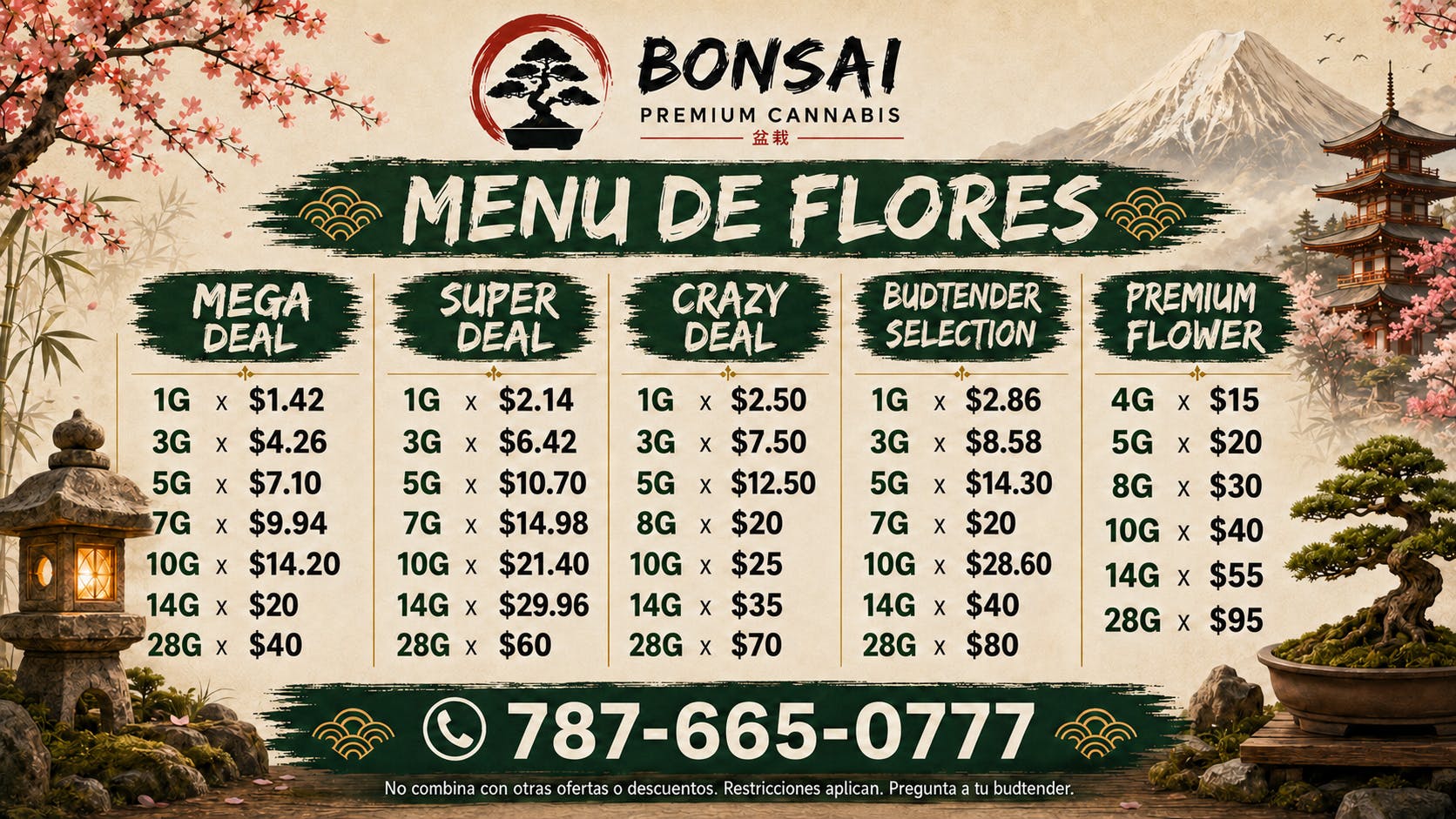 Bonsai Cannabis Collection 🚨 ¡Descubre nuestros precios! 💜
