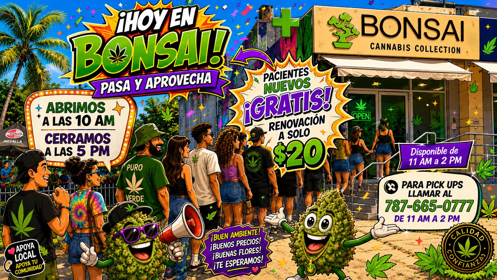 Bonsai Cannabis Collection ¡Te invitamos a la Feria de Paciente!