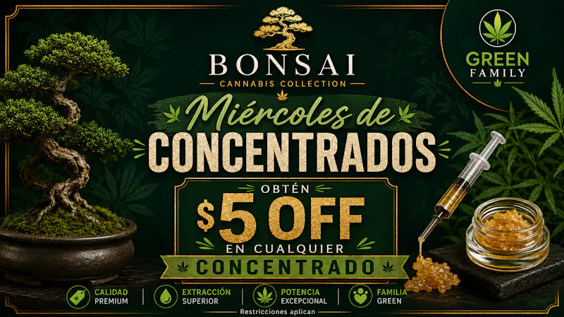 Bonsai Cannabis Collection 🍯 Miercoles de Concentrados 🍯