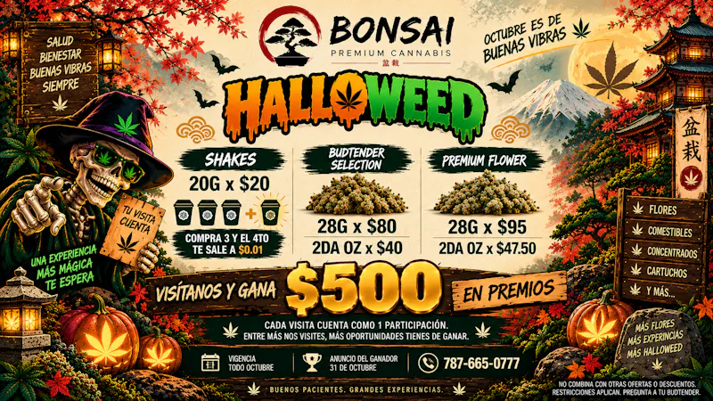 Bonsai Cannabis Collection 🍬🍫Halloweed 🚨🍫