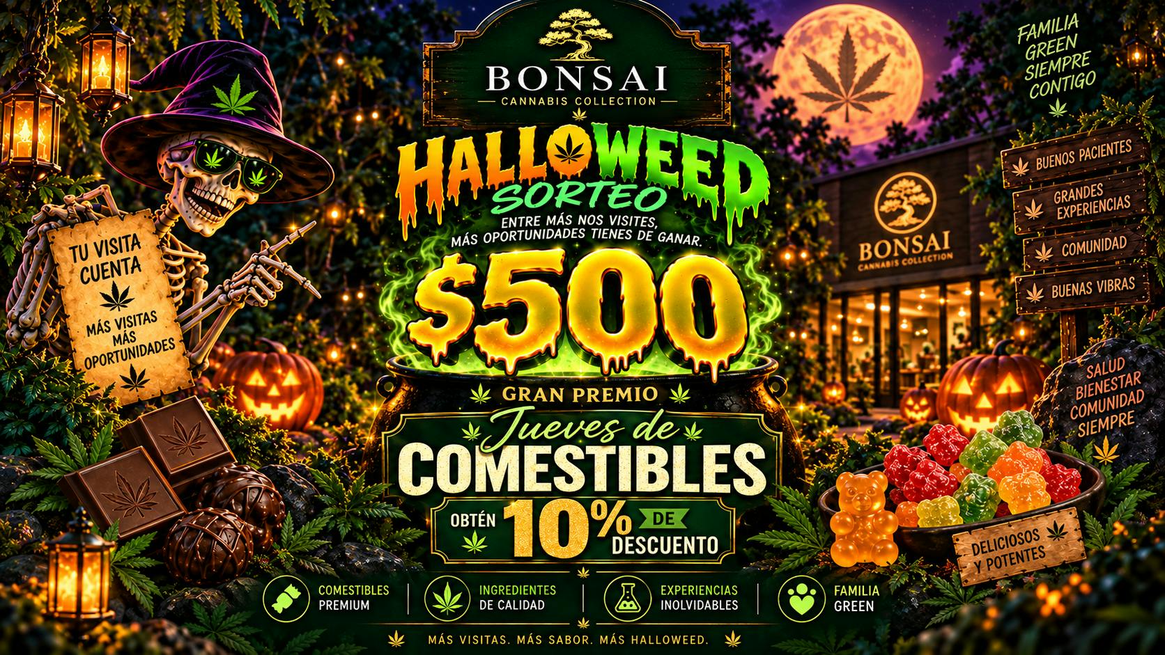 Bonsai Cannabis Collection 🍫🍪JUEVES DE COMESTIBLES🍬🍭