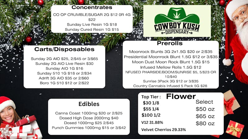 Cowboy Kush Dispensary - Drive Thru WELCOME DECEMBER