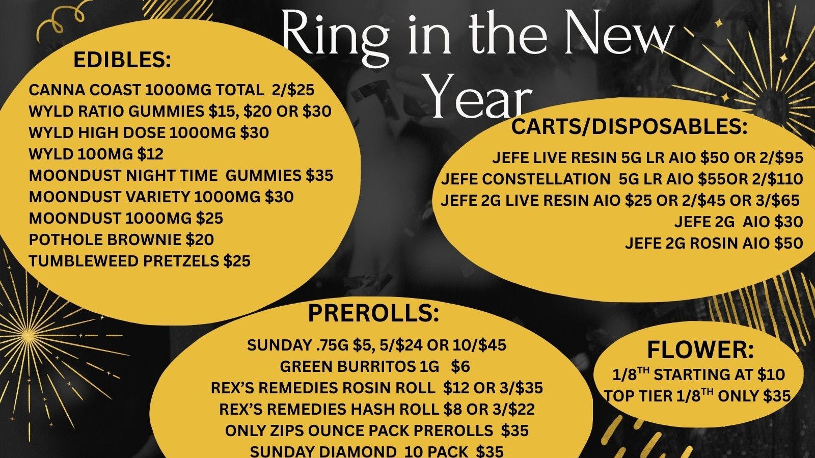 Cowboy Kush Dispensary - Drive Thru RING IN THE NEW YEAR