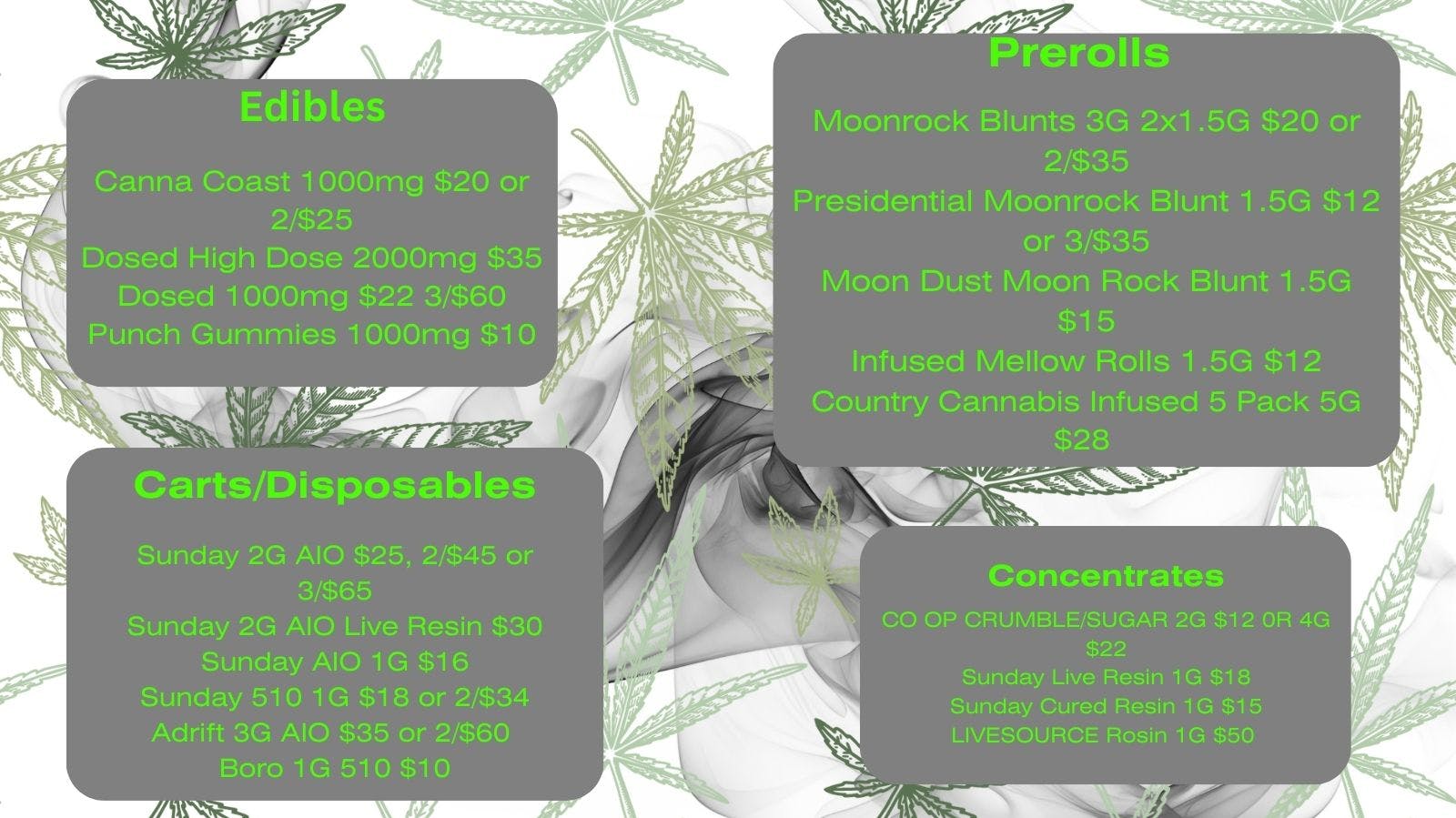 Cowboy Kush Dispensary - Drive Thru Prices are Dropping