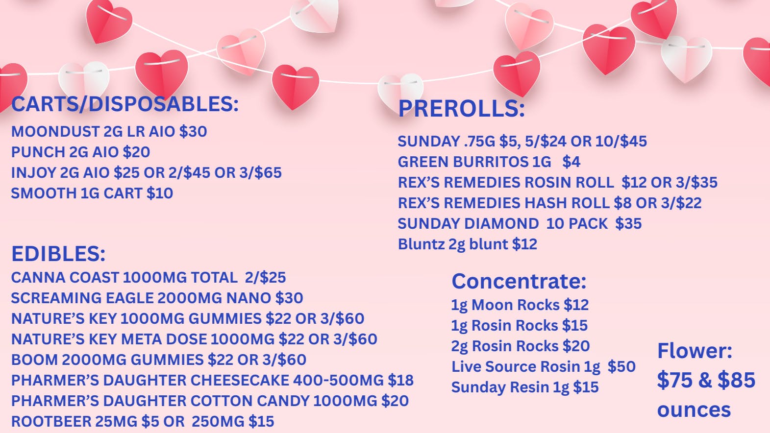 Cowboy Kush Dispensary Valentine's is almost here!