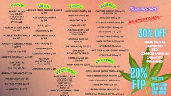 High Rollers 20%FTP 30% OFF SELECTED BRANDS 10% HAPPY HOUR