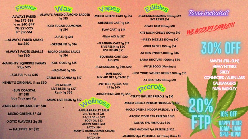 High Rollers 20%FTP 30% OFF SELECTED BRANDS 10% HAPPY HOUR