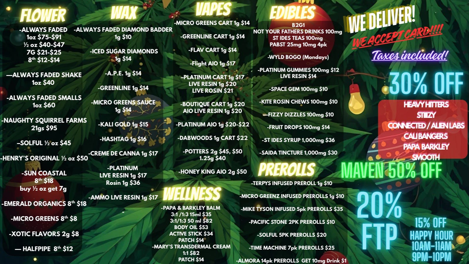 High Rollers TAX INCLUDED!! WE DELIVER!!