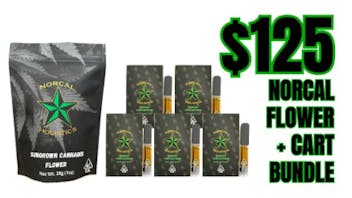 NorCal Holistics Delivery - South Sacramento NorCal Flower & Cart Bundle $125