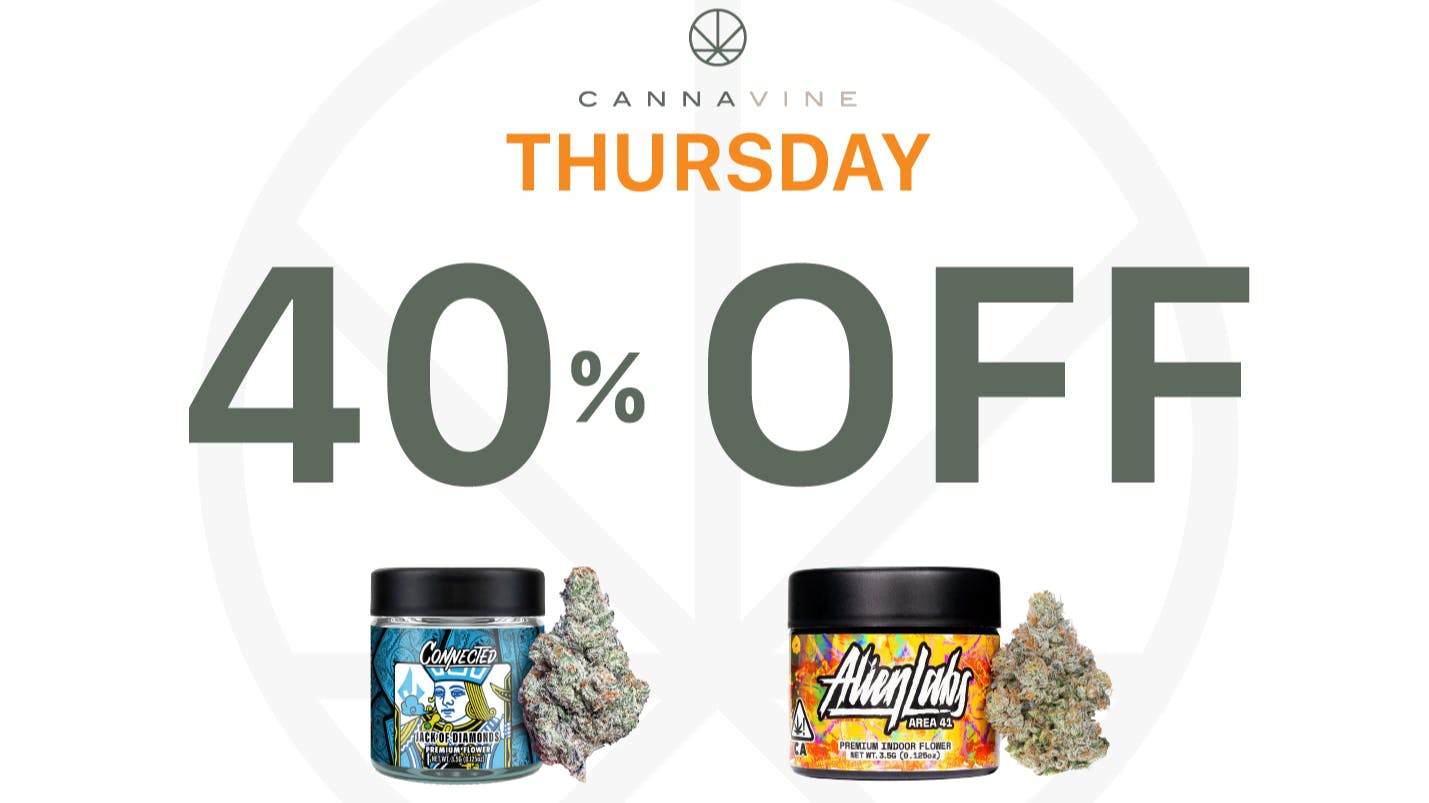 Cannavine - Santa Rosa 40% OFF CONNECTED & ALIEN LABS FLOWER