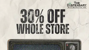 The Dispensary 30% OFF ALL PRODUCTS
