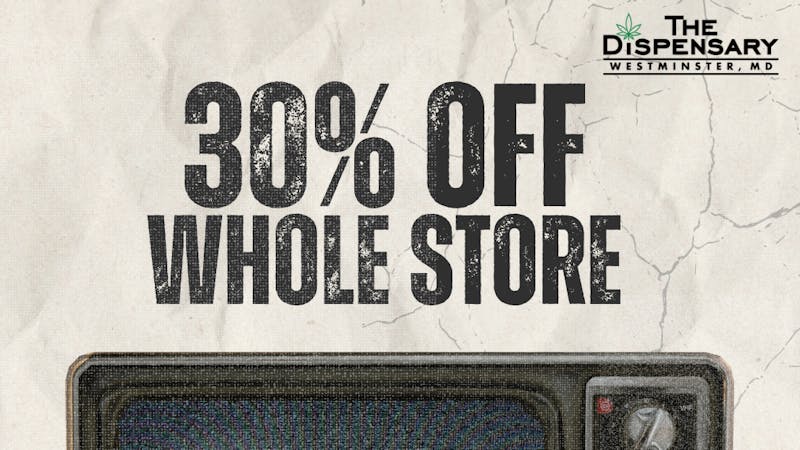 The Dispensary 30% OFF ALL PRODUCTS