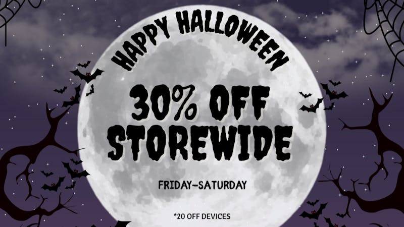 The Dispensary Halloween Sale 30% OFF ALL PRODUCTS