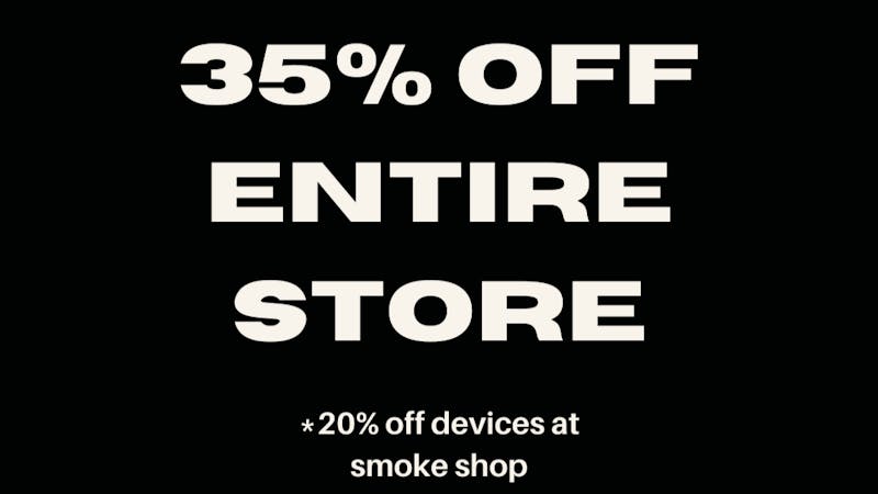 The Dispensary 35% OFF ALL PRODUCTS! Black Friday