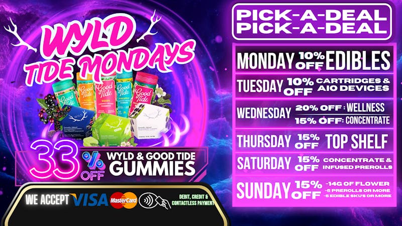 South Bay Canna Clinic 33% OFF WYLD & GOOD TIDE GUMMIES