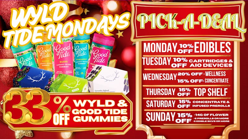 South Bay Canna Clinic 33% OFF WYLD & GOOD TIDE GUMMIES