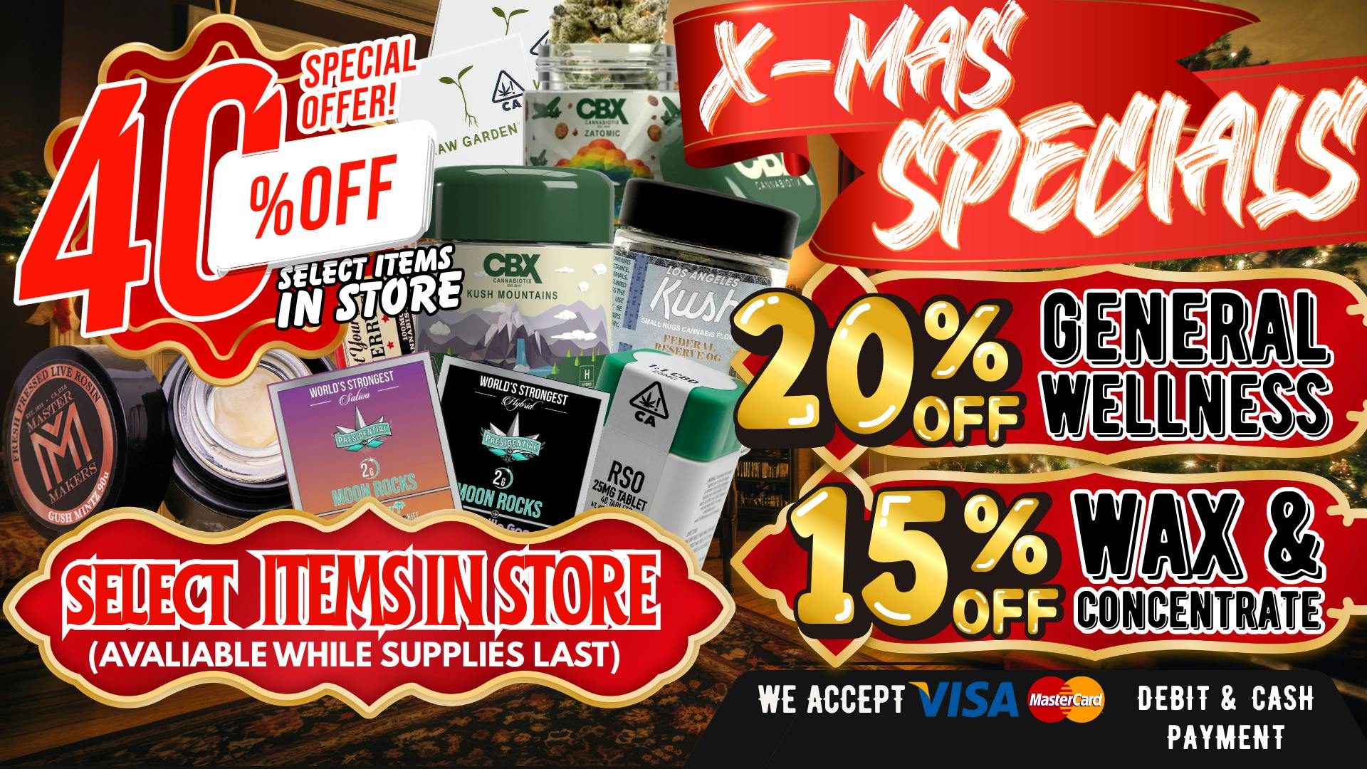 South Bay Canna Clinic 40% OFF CHRISTMAS WEEK