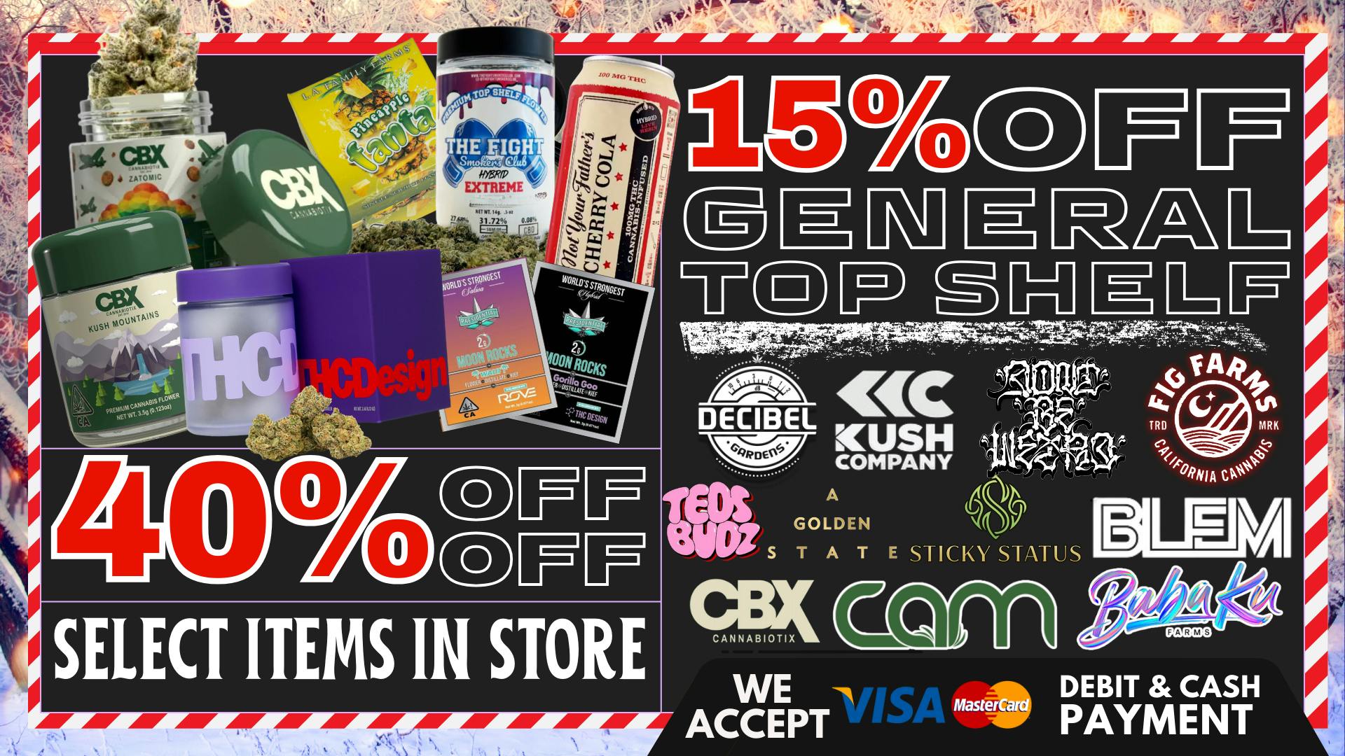 South Bay Canna Clinic 40% OFF CHRISTMAS WEEK