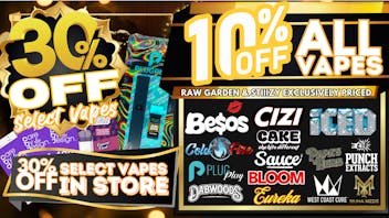South Bay Canna Clinic 30% OFF VAPES EVERY TUESDAY