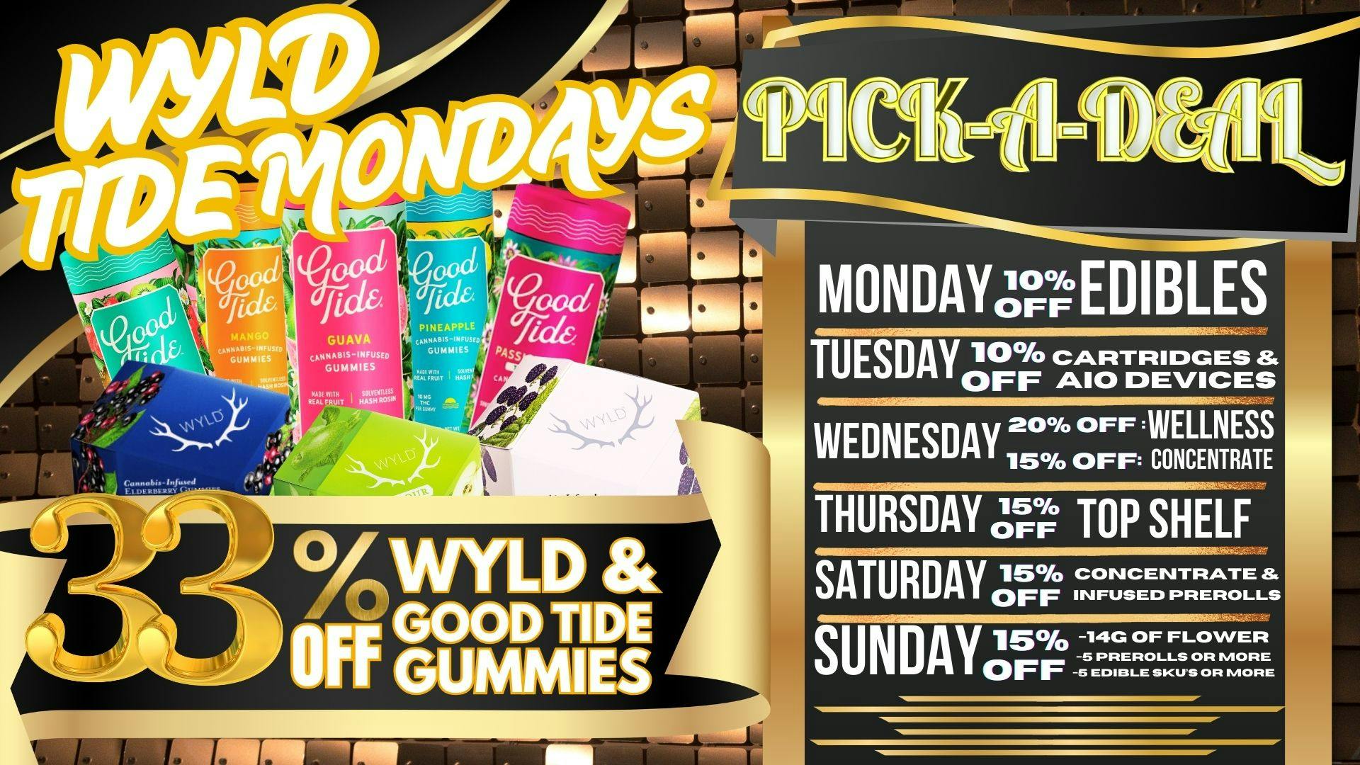 South Bay Canna Clinic 33% OFF WYLD & GOOD TIDE GUMMIES