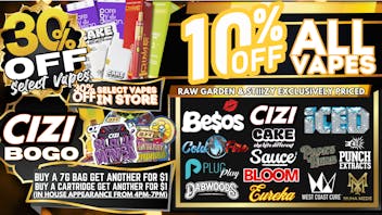 South Bay Canna Clinic 30% OFF VAPES EVERY TUESDAY