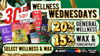 South Bay Canna Clinic 30% OFF WAX & WELLNESS EVERY WEDNESDAY