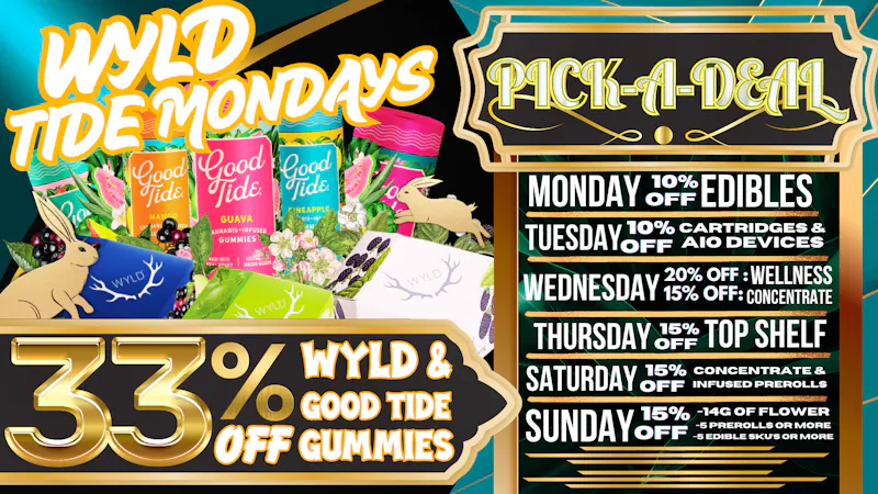 South Bay Canna Clinic 33% OFF WYLD & GOOD TIDE GUMMIES