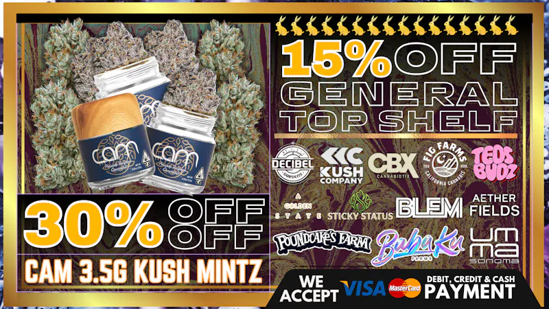 South Bay Canna Clinic 30% OFF SELECT FLOWER EVERY THURSDAY