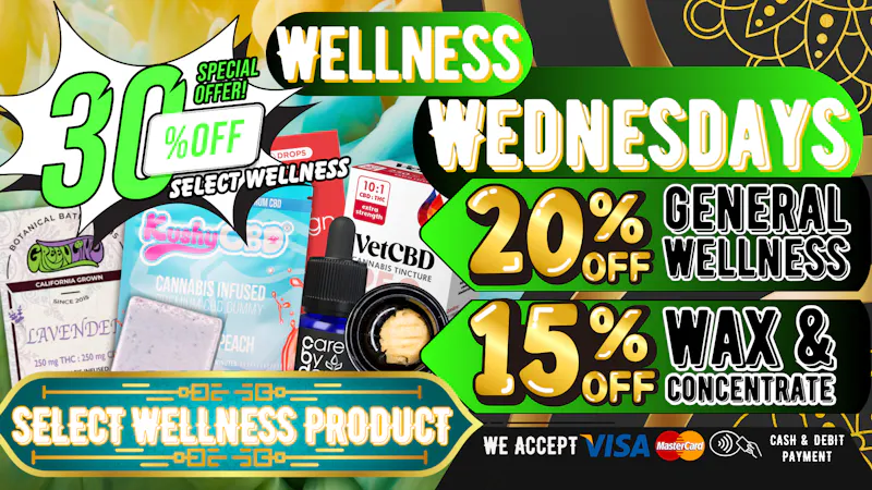 South Bay Canna Clinic 30% OFF WAX & WELLNESS EVERY WEDNESDAY
