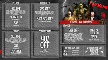 Nirvana Dispensary - Palatine NIRVANA: 25-50% OFF SELECT ITEMS!