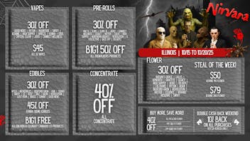 Nirvana Dispensary - Palatine NIRVANA: 25-45% OFF SELECT ITEMS!