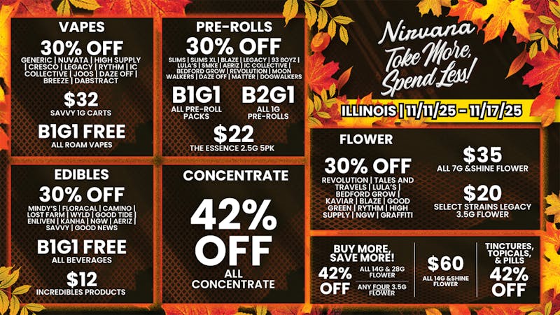 Nirvana Dispensary - Lincoln Square NIRVANA: 42% OFF SELECT ITEMS!