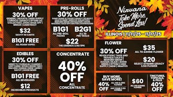 Nirvana Dispensary - Lincoln Square NIRVANA: up to 50% OFF SELECT ITEMS!