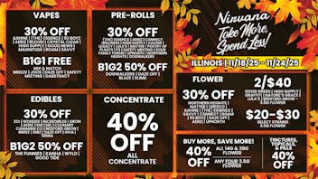 Nirvana Dispensary - Lake Zurich NIRVANA: 2/$40 8th available! Select Brands