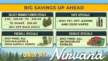 Nirvana Dispensary - Mount Carmel NIRVANA: B1G1 SELECT ITEMS!