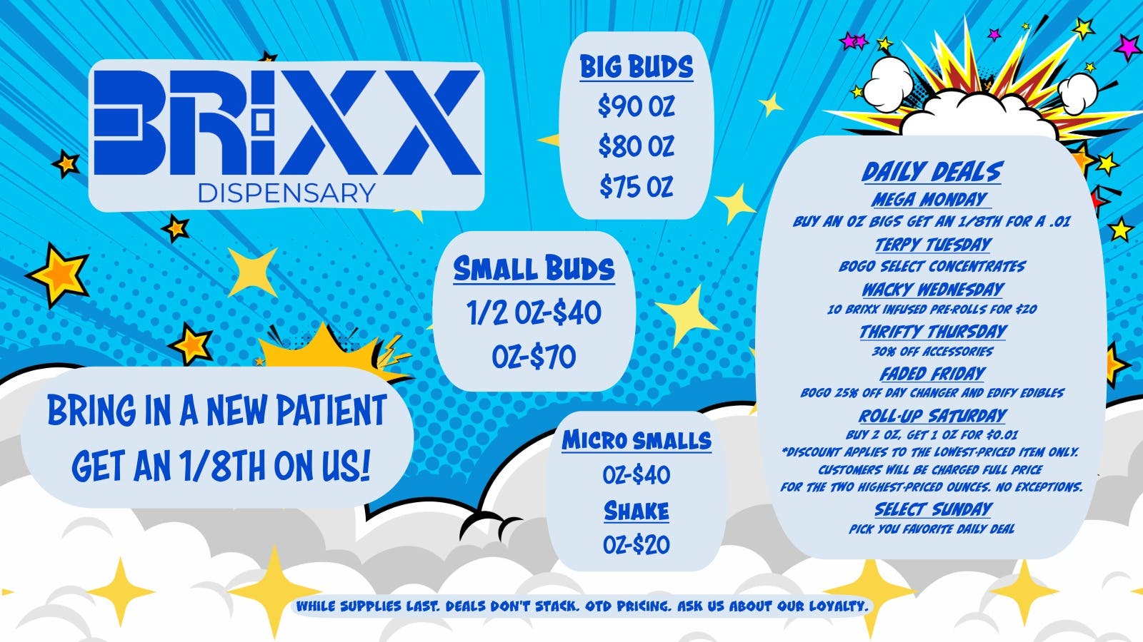 Brixx BRIXX DAILY DEALS AND SPECIALS