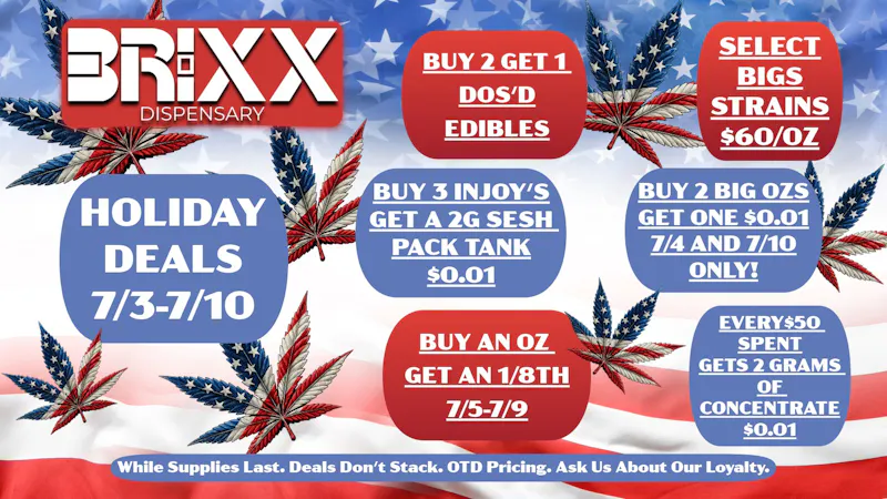 Brixx JULY DEALS WITH BRIXX!