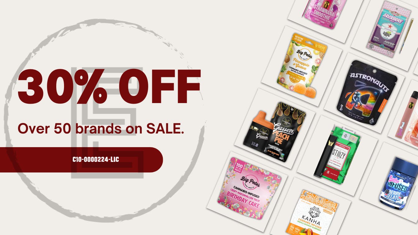 East of Eden Cannabis Co. 30% OFF over 50 brands on SALE!